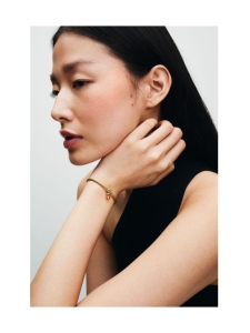 Pandora - 14k Gold-plated dangle with honey coloured crystal | Stockmann