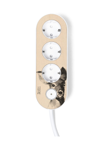 MyNolla - Design Jatkojohto, 2m - Teemu Järvi (Hurmaava Peura) - WHITE | Stockmann