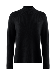 Berkeley - W's Hayward Mock Neck -villa/puuvillaneule - BLACK | Stockmann