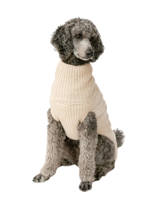 Oliver's Life & Style - Koiran neule, palmikko, vaalea beige Oliver's Life & Style - Koiran neule, palmikko, vaalea beige | Stockmann