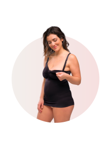Carriwell - Carriwell Nursing Top with Shapewear imetystoppi - musta | Stockmann