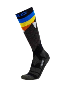 P.A.C. - SK 9.2 Merino laskettelusukat - HARMAA / SININEN | Stockmann