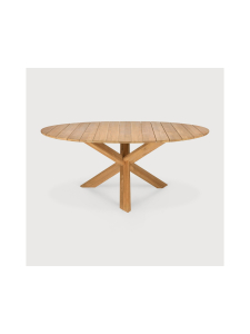 Ethnicraft - Circle ulkokaluste pyöreä ruokapöytä, teak | Stockmann