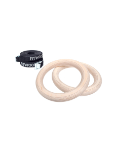 FitWood - ULPU MINI voimistelurenkaat - KOIVU - MUSTA HIHNA FitWood - ULPU MINI voimistelurenkaat - KOIVU - MUSTA HIHNA | Stockmann