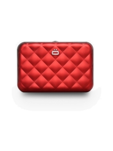 Ögon Designs - Quilted Button - korttikotelo - PUNAINEN | Stockmann