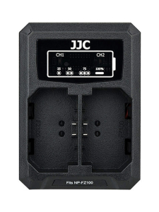 JJC - JJC DCH-NPFZ100 USB Dual Battery Charger -tuplalaturi (Sony NP-FZ100) | Stockmann
