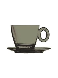 Mepra - Policarbonato-kahvikuppi ja aluslautanen - ONYX | Stockmann