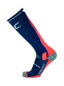 P.A.C. - P.A.C. RN 7.2 Naisten Heijastava kompressiosukka punkki- ja hyttyskarkoitteella, Navy red - SININEN P.A.C. - P.A.C. RN 7.2 Naisten Heijastava kompressiosukka punkki- ja hyttyskarkoitteella, Navy red - SININEN | Stockmann