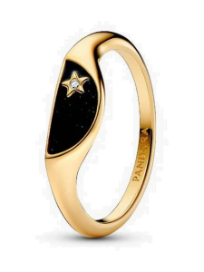 Pandora - Pandora ME emalisinetin puolikas -sormus 163325C01 | Stockmann