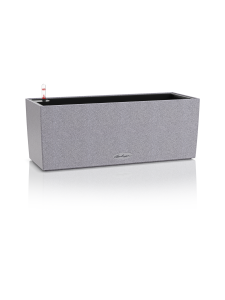 Lechuza - Balconera Stone Harmaa Altakastelu parvekeruukku pari 50x19cm, korkeus 19cm + Kannattimet - HARMAA | Stockmann