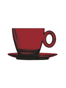 Mepra - Policarbonato-kahvikuppi ja aluslautanen - GRANATE | Stockmann