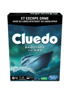 HASBRO GAMING - CLUEDO Escape lautapeli Katastrofi jahdilla (norjankielinen) | Stockmann