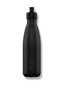 Chilly's - Sports Bottle Monochrome Black -juomapullo 500 ml | Stockmann