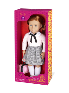 OUR GENERATION - OUR GENERATION Nukke Carly vaaleanpunaisessa villapaidassa, 45 cm | Stockmann