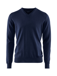 Berkeley - Wilton Merino V-neck -villaneule - NAVY | Stockmann