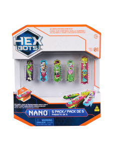 HEX BOTS - HEX BOTS Interaktiivinen Nano Flash, 5 kpl HEX BOTS - HEX BOTS Interaktiivinen Nano Flash, 5 kpl | Stockmann