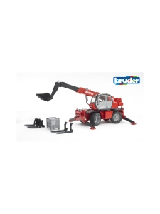 BRUDER - BRUDER Manitou Teleskooppikuormaaja MRT 2150 lisävarusteilla, 1:16 | Stockmann