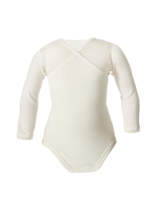 Ruskovilla - Ruskovilla body 50 -90 cm pitkät hihat - silkkivilla - VALKOINEN | Stockmann