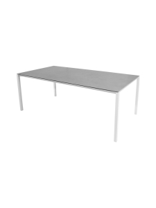 Cane-Line - Pure-ruokapöytä 200 x 100 cm - VALKOINEN, BETONINHARMAA Cane-Line - Pure-ruokapöytä 200 x 100 cm - VALKOINEN, BETONINHARMAA | Stockmann