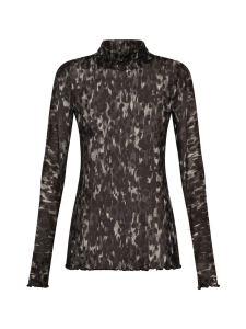 Deha - Leopardi korkeakauluksinen pusero - HARMAA | Stockmann