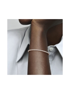 Pandora - Säihkyvä tennisrannekoru Ruusukullattu / Sparkling Tennis Bracelet Rose Gold 581469C01 | Stockmann