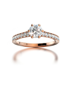 Olli Johan Lindroos - OJL Originals Lumi Punakultainen 0,40ct Krysantti Timanttisormus Olli Johan Lindroos - OJL Originals Lumi Punakultainen 0,40ct Krysantti Timanttisormus | Stockmann