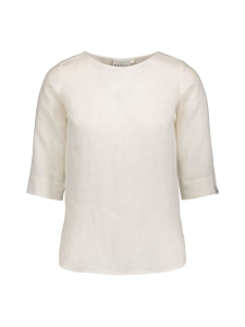 Nakoa - Classic Linen Blouse Pellavapaita, Vanilla - VALKOINEN | Stockmann