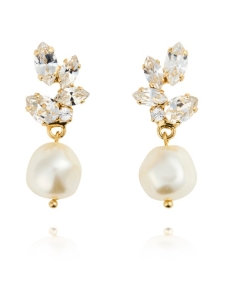 Caroline Svedbom Jewelry - PEARLS OF PROMISE EARRINGS - RHODIUM CRYSTAL | Stockmann