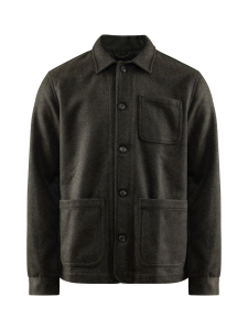 Berkeley - Giotto Wool Overshirt -villatakki - DARK GREEN | Stockmann