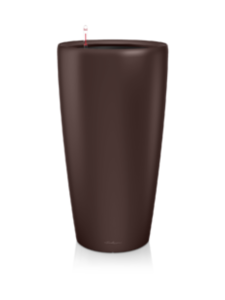 Lechuza - Rondo Premium Espresso Altakasteluruukku  ∅40 korkeus 75cm - ESPRESSO METALLIC KIILTÄVÄPINTA | Stockmann