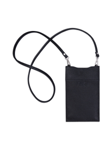 MIIKO - Nahkainen puhelinlaukku Hertta musta - MUSTA | Stockmann