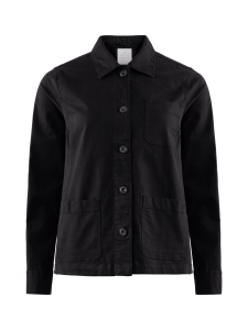 Berkeley - W´s Logan Stretch Overshirt -paitatakki - BLACK | Stockmann