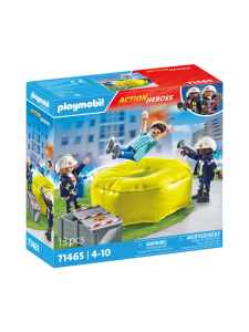 PLAYMOBIL - PLAYMOBIL ACTION HEROES Palomies ilmatyynyaluksella 71465 | Stockmann