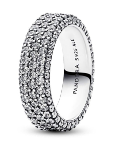Pandora - *Pandora Timeless kolmerivinen pavésormus 192634C01 | Stockmann