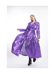 Miia Halmesmaa - LUSH- TRENSSITAKKI, KIILTÄVÄ VIOLETTI - VIOLETTI | Stockmann