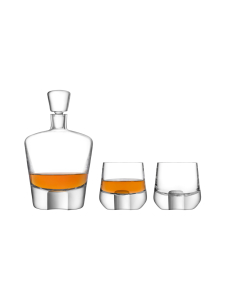 LSA International - Viskisetti LSA Cut Karahvi ja 2 lasia | Stockmann