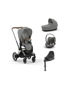 CYBEX - Cybex ePriam starttipaketti (Chrome/Brown) - MIRAGE GREY | Stockmann