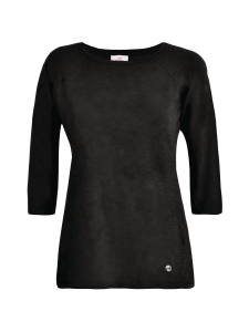 Deha - Puuvillapaita 3/4 hihoilla - MUSTA | Stockmann