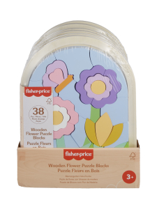 FISHER-PRICE - FISHER-PRICEn puinen kukkapalapeli | Stockmann