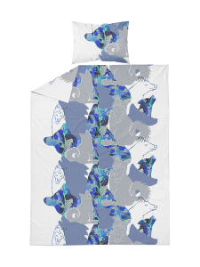 Vilpola - Pussilakanasetti Naamiaiset - SININEN | Stockmann