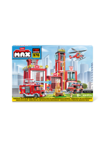 MAX - MAX CITY Rakennussetti Paloasema, 976 osaa | Stockmann
