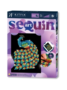 KITFIX - KITFIX Paljettimaalaus Purple Riikinkukko | Stockmann