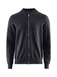 Berkeley - Brockton Cotton Fullzip -neuletakki - DARK GREY | Stockmann