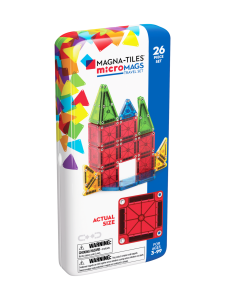 MAGNA-TILES - MAGNA-TILES Magneettinen rakennussarja Micromags matkasetti, 26 osaa | Stockmann