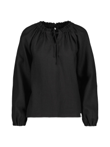 Nakoa - Paloma Blouse, Black - MUSTA | Stockmann