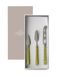 Mepra - Fantasia juustoveitsisetti, 3 osaa - OLIVE GREEN | Stockmann