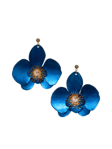 Upcycle with Jing - Ylisuuret Butterfly Orchid Korvakorut - Sininen - SININEN Upcycle with Jing - Ylisuuret Butterfly Orchid Korvakorut - Sininen - SININEN | Stockmann