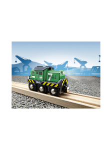 BRIO - BRIO WORLD Vihreä rahtiveturi, paristokäy | Stockmann