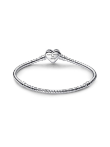 Pandora - Pandora Moments -käärmeketjurannekoru ja sydänlukko äärettömyysmerkillä  592645C01 | Stockmann