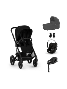 CYBEX - Cybex Talos S Lux starttipaketti (Cloud G turvakaukalolla) - MOON BLACK | Stockmann